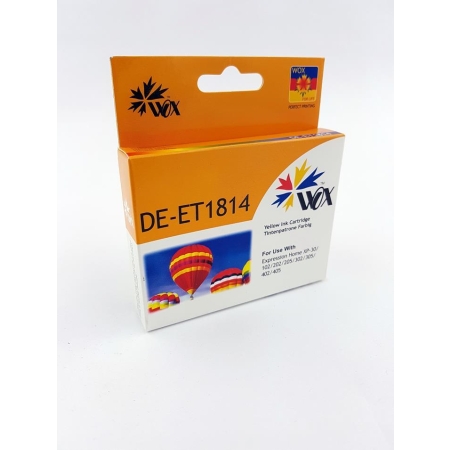 Tusz Wox Yellow EPSON T1814 zamiennik C13T18144010