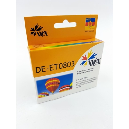 Tusz Wox Magenta EPSON T0803 zamiennik C13T08034010