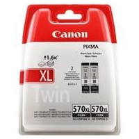 Zestaw dwóch tusz  Canon PGI-570PGBK XL do Pixma MG-5750/6850 | 2 x 22ml | black