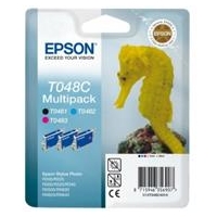 Zestaw tuszy  Epson T048C do R-200/220/300/340, RX-500/600 | 39ml | C/M/B