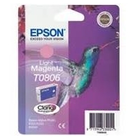 Tusz Epson T0806 do Stylus Photo R-265/285/360 RX560 | 7,4ml | light magenta