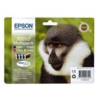 Zestaw tuszy  Epson T0895 do  Stylus  S-20/21, SX-100/105/110  | 16,3ml | CMYK