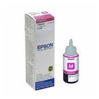 Butelka z tuszem Epson T6643 do L-100/200/210/300/355/550 | 70ml | magenta