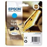 Tusz Epson T1632 XL do WF-2520NF/2530WF/2510WF | 6.5ml | cyan