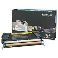 Kaseta z tonerem Lexmark do C736 | zwrotny | 10 000 str. | yellow-3787618