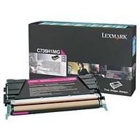 Kaseta z tonerem Lexmark do C736 | zwrotny | 10 000 str. | magenta-3787619