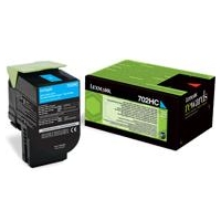 Kaseta z tonerem Lexmark 702HC do CS-310/410/510 | zwrotny | 3 000 str. | cyan-3787696