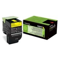 Kaseta z tonerem Lexmark 702HY do CS-310/410/510 | zwrotny | 3 000 str. | yellow-3787698