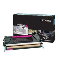 Kaseta z tonerem Lexmark do X748 | zwrotny | 10 000 str. | magenta-3787743