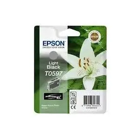 Tusz Epson T0597 do Stylus Photo R2400 | 13ml I light black