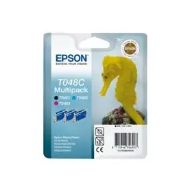 Zestaw tuszy Epson T048C do R-200/220/300/340, RX-500/600 | 39ml | C/M/B