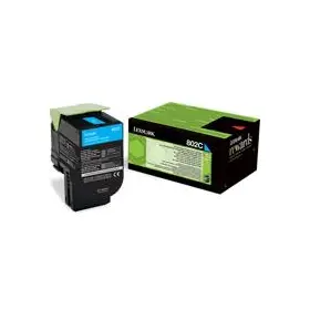 Kaseta z tonerem Lexmark 802C do CX-310/410/510 | zwrotny | 1 000 str. | cyan-3787656