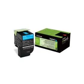 Kaseta z tonerem Lexmark 702HC do CS-310/410/510 | zwrotny | 3 000 str. | cyan-3787696