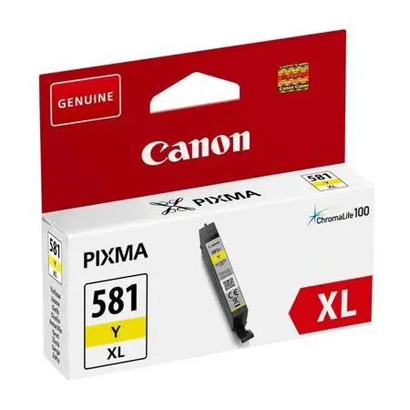 Tusz Canon CLI-581Y XL do PixmaTR7550/TR8550/TS6150 | 8,3ml | yellow