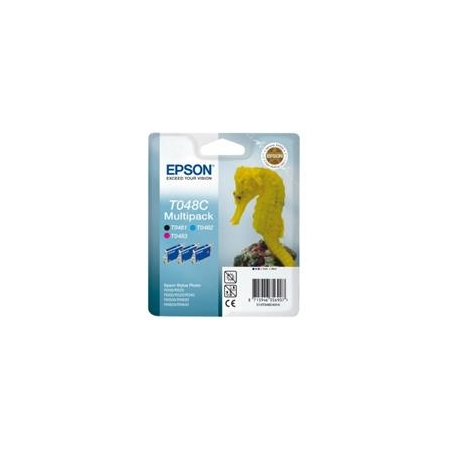 Zestaw tuszy  Epson T048C do R-200/220/300/340, RX-500/600 | 39ml | C/M/B