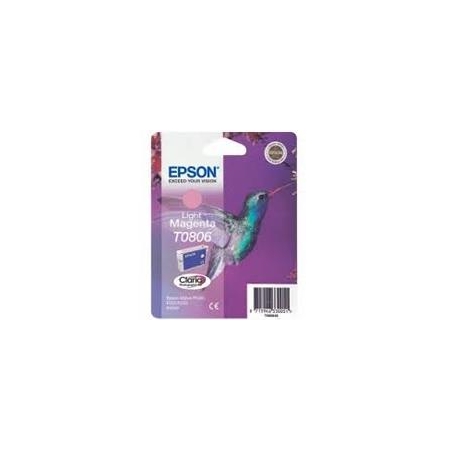 Tusz Epson T0806 do Stylus  Photo R-265/285/360 RX560  | 7,4ml | light magenta