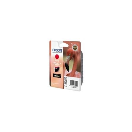 Tusz  Epson  T0877  do  Stylus Photo R1900  | 11,4ml | red