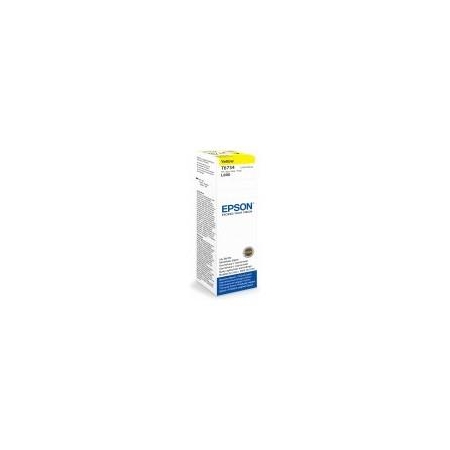 Butelka z tuszem Epson T6734 do L800, L1800 | 70ml |  yellow