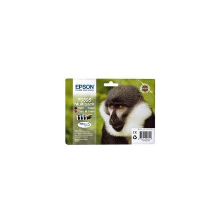 Zestaw tuszy  Epson T0895 do  Stylus  S-20/21, SX-100/105/110  | 16,3ml | CMYK