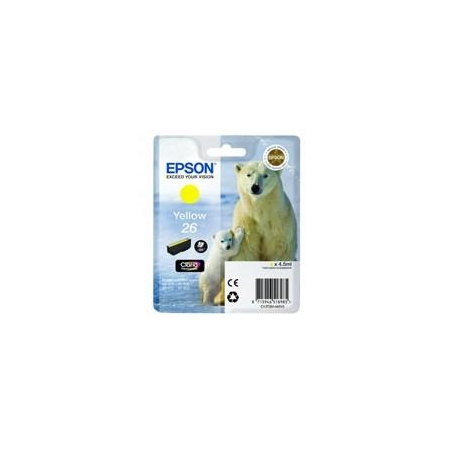 Tusz Epson T2614  do XP-600/700/800 | 4,7ml |  yellow