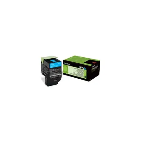 Kaseta z tonerem Lexmark 802C do CX-310/410/510 | zwrotny | 1 000 str. | cyan-3787656