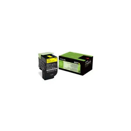 Kaseta z tonerem Lexmark 802Y do CX-310/410/510 | zwrotny | 1 000 str. | yellow-3787657