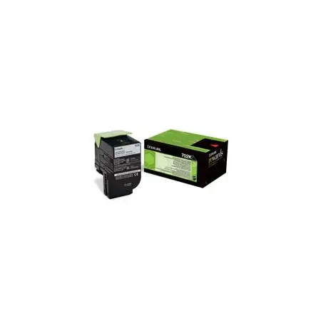 Kaseta z tonerem Lexmark 702K do CS-310/410/510 | zwrotny | 1 000 str. | black-3787683