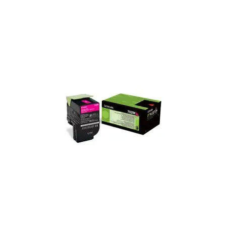 Kaseta z tonerem Lexmark 702M do CS-310/410/510 | zwrotny | 1 000 str. | magenta-3787686