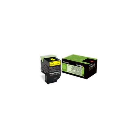 Kaseta z tonerem Lexmark 702HY do CS-310/410/510 | zwrotny | 3 000 str. | yellow-3787698