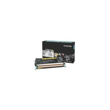 Kaseta z tonerem Lexmark do X-746/748 | zwrotny | 7 000 str. | yellow-3787726