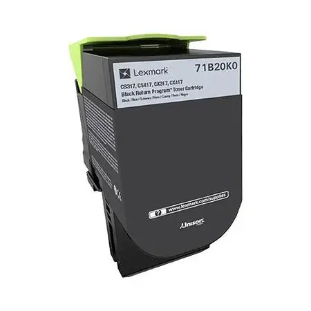 Kaseta z tonerem Lexmark 71B20K0 do CS/CX3 | zwrotny | 3 000 str. | black-3787785