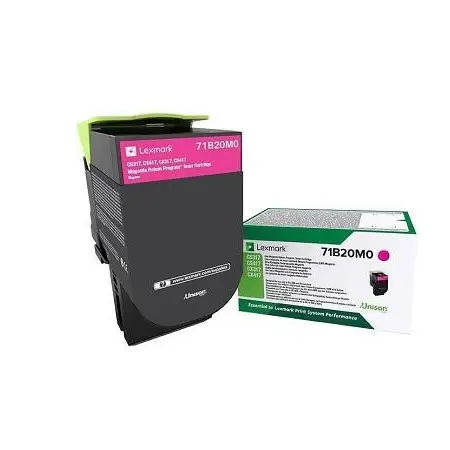 Kaseta z tonerem Lexmark 71B20M0 do CS/CX3 | zwrotny | 2 300 str. | magenta-3787786