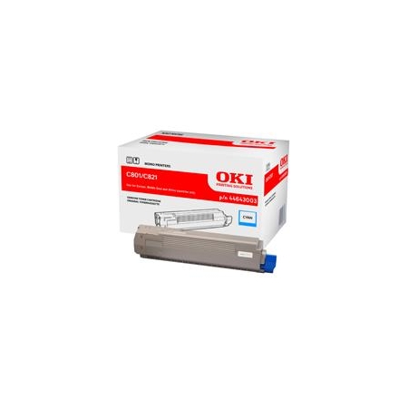 Toner Oki do C-801/821 | 7 300 str. | cyan-3788056