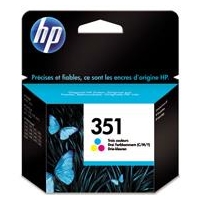 Tusz HP 351 Vivera do Deskjet D4260/4360, Officejet J5780 | 170 str. | CMY