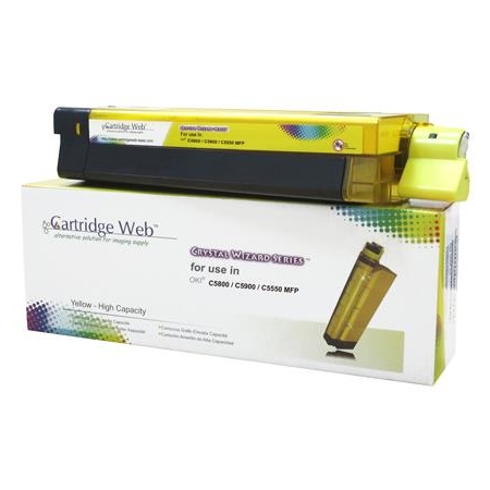 Toner Cartridge Web Yellow OKI C5800 zamiennik 43324421 -4426553