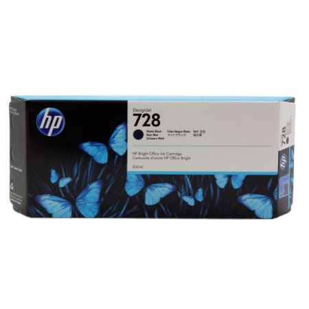 Tusz HP 728 do Designjet T730/T830 | 300ml | matte black-4453249