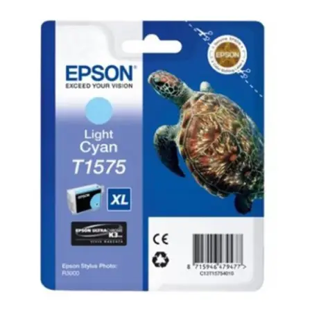 Tusz Epson T1575 do Stylus Photo R3000 | 25,9ml | light cyan