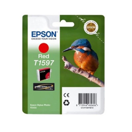 Tusz  Epson  T1597  do Stylus Photo R2000  | 17ml  |  red