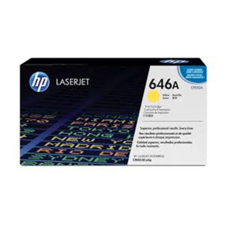 Toner HP 646A do Color LaserJet CM4540 | 12 500str. | yellow-4507852