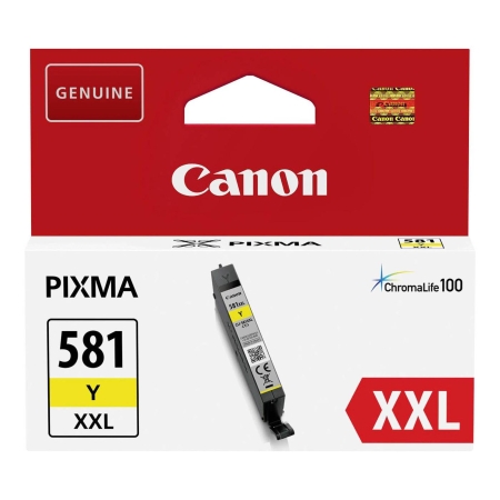 Tusz Canon CLI-581Y XXL  do Pixma TR7550/TR8550/TS6150 | 11,7ml | yellow