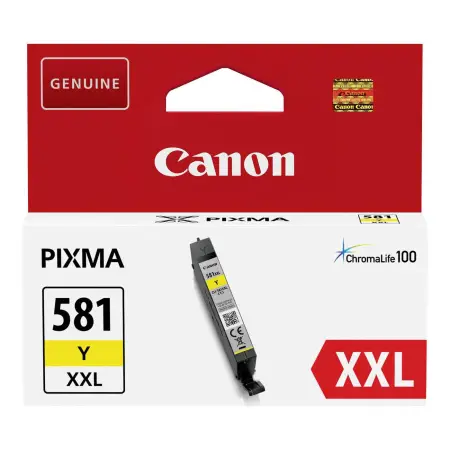 Tusz Canon CLI-581Y XXL do Pixma TR7550/TR8550/TS6150 | 11,7ml | yellow