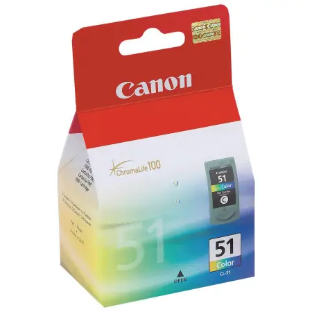 Tusz Canon CL51 do iP-2200/6210/6220,MP-150/170 | 21ml | CMY