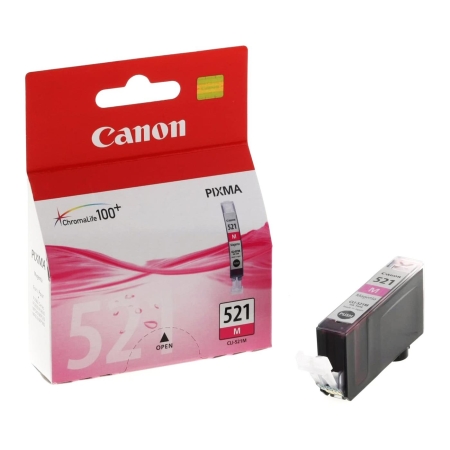 Tusz Canon  CLI521M do  iP-3600/4600, MP-540/620/630/980 | 9ml | magenta