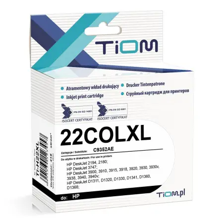 Tusz Tiom do HP 22COLXL | C9352AE | 415 str. | color