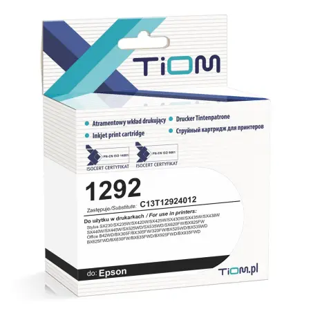 Tusz Tiom do Epson 1292 | C13T12924012 | 625 str | cyan