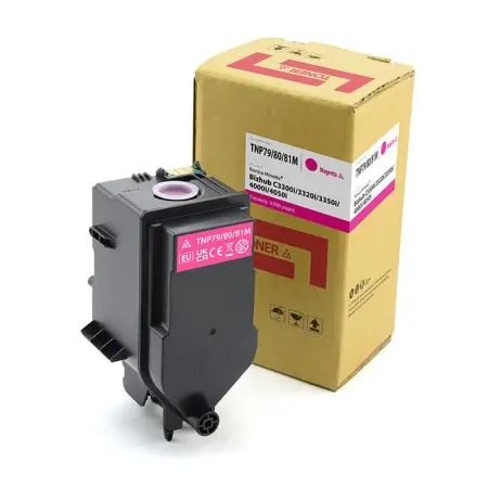 Toner Cartridge Web Magenta Minolta TNP79M zamiennik AAJW350, AAJW3D0 UWAGA- nie pasują do Minolty C3350 (znaczenie ma