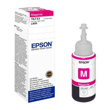 Butelka z tuszem Epson T6733 do L800, L1800 | 70ml | magenta