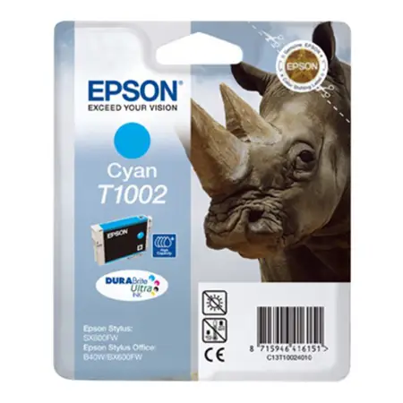 Tusz Epson T1002 do Epson Stylus Office BX6000FW, SX-510W/515W | 11,1ml | cyan