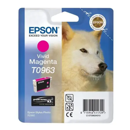 Tusz Epson T0963 do Stylus Photo R2880 | 11,4ml | vivid magenta