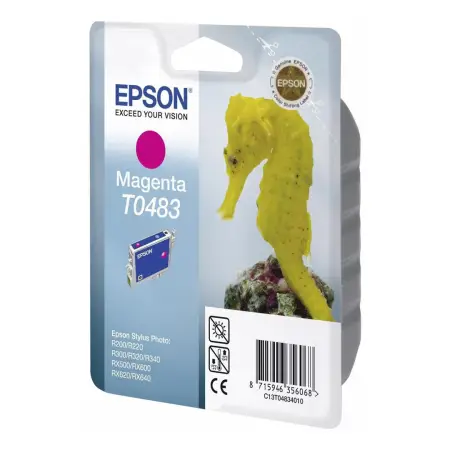 Tusz Epson T0483 do R-200/220/300/340, RX-500/600/640 | 13ml | magenta